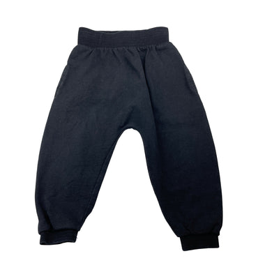 Girls Pumpkin Patch, black track pants, elasticated, GUC, size 1,  
