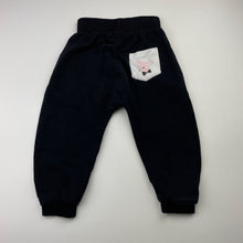 Load image into Gallery viewer, Girls Pumpkin Patch, black track pants, elasticated, GUC, size 1,  