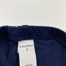 Load image into Gallery viewer, Girls Brilliant Basics, navy cropped leggings, Inside leg: 32cm, EUC, size 7,  
