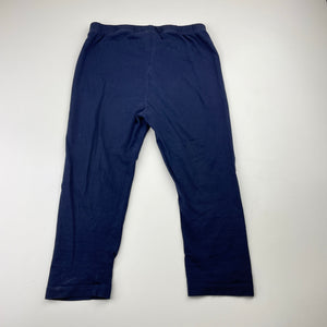 Girls Brilliant Basics, navy cropped leggings, Inside leg: 32cm, EUC, size 7,  