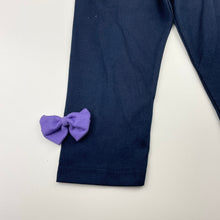 Load image into Gallery viewer, Girls Katchi Kids, navy leggings / bottoms, Inside leg: 28.5cm, EUC, size 4,  