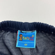 Load image into Gallery viewer, Girls Katchi Kids, navy leggings / bottoms, Inside leg: 28.5cm, EUC, size 4,  