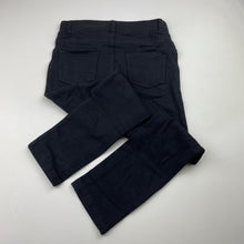 Load image into Gallery viewer, Girls H&amp;M, black stretchy pants, elasticated, Inside leg: 43.5cm, NEW, size 6,  