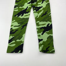 Load image into Gallery viewer, Girls Originals, khaki camo print waffle leggings, Inside leg: 39cm, EUC, size 4-5,  