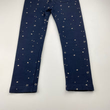 Load image into Gallery viewer, Girls Uniqlo, fleece lined strechy leggings, Inside leg: 42cm, FUC, size 4,  