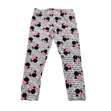 Load image into Gallery viewer, Girls Disney, Minnie Mouse stretchy leggings, Inside leg: 34cm, GUC, size 2,  
