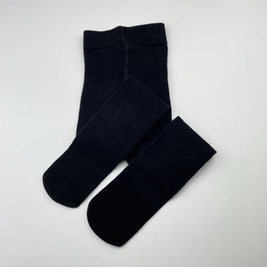 Girls H&M, black stretchy stockings, EUC, size 3-4,  