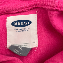 Load image into Gallery viewer, Girls Old Navy, fleece lined zip hoodie sweater, FUC, size 4,  