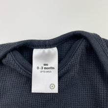 Load image into Gallery viewer, Unisex Target, waffle cotton long sleeve top, GUC, size 000,  
