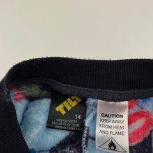 Load image into Gallery viewer, Boys TIlt, fleece all-in-one pyjamas, soccer, GUC, size 14,  
