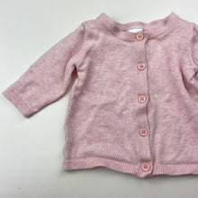 Load image into Gallery viewer, Girls Anko, pink marle lightweight knit cardigan, GUC, size 0000,  