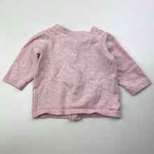 Load image into Gallery viewer, Girls Anko, pink marle lightweight knit cardigan, GUC, size 0000,  