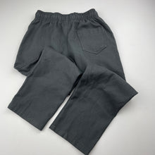 Load image into Gallery viewer, Boys Anko, grey school pants, elasticated, Inside leg: 45cm, GUC, size 4,  