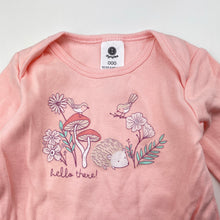 Load image into Gallery viewer, Girls Dymples, organic cotton bodysuit / romper, GUC, size 000,  