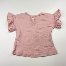 Load image into Gallery viewer, Girls Baby Berry, pink cotton tee / top, EUC, size 00,  