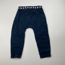 Load image into Gallery viewer, Girls Bonds, navy stretchy leggings, FUC, size 1,  