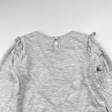 Load image into Gallery viewer, Girls BLUkids, grey marle long sleeve tee / top, GUC, size 2,  