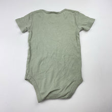 Load image into Gallery viewer, Unisex Anko, green cotton bodysuit / romper, GUC, size 1,  