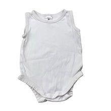 Load image into Gallery viewer, Unisex Target, white cotton bodysuit / romper, EUC, size 0,  