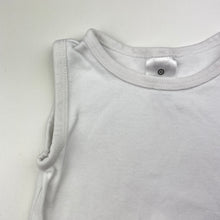 Load image into Gallery viewer, Unisex Target, white cotton bodysuit / romper, EUC, size 0,  