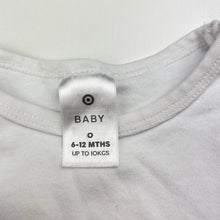 Load image into Gallery viewer, Unisex Target, white cotton bodysuit / romper, EUC, size 0,  