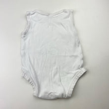 Load image into Gallery viewer, Unisex Target, white cotton bodysuit / romper, EUC, size 0,  
