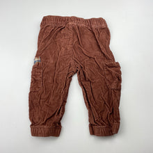 Load image into Gallery viewer, Boys Carters, corduroy cotton pants, elasticated, EUC, size 0,  