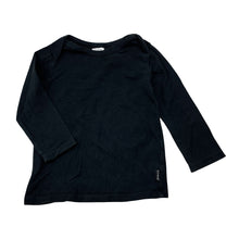 Load image into Gallery viewer, Unisex Bonds, black stretchy long sleeve tee / top, GUC, size 0,  