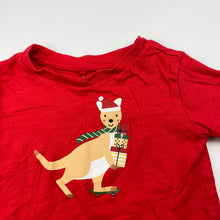 Load image into Gallery viewer, Unisex Anko, red cotton Christmas tee / top, EUC, size 1,  