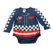 Load image into Gallery viewer, Boys Anko, cotton bodysuit / romper, racing car, EUC, size 0,  