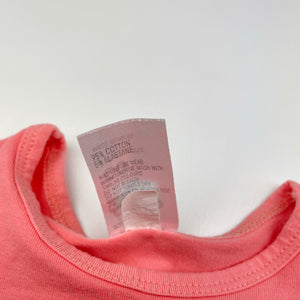 Girls Anko, coral bodysuit / romper, GUC, size 00,  