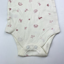 Load image into Gallery viewer, Girls F&amp;F, soft cotton singletsuit / romper, EUC, size 00,  