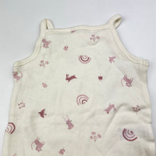 Load image into Gallery viewer, Girls F&amp;F, soft cotton singletsuit / romper, EUC, size 00,  