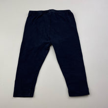 Load image into Gallery viewer, Girls Target, navy stretchy leggings / bottoms, GUC, size 0,  