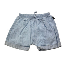 Load image into Gallery viewer, Unisex Bonds, Originals lightweight chambray cotton shorts, elasticated, GUC, size 0,  