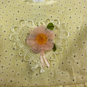 Girls vintage, lightweight floral dress, no size, armpit to armpit: 24cm, EUC, size 0, L: 42cm