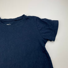 Load image into Gallery viewer, Unisex Anko, navy cotton tee / top, GUC, size 7,  