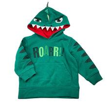 Load image into Gallery viewer, Boys Anko, fleece lined hoodie sweater, dinosaur, GUC, size 1,  