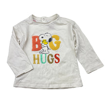 Load image into Gallery viewer, Girls MNG, PEANUTS, SNOOPY cotton long sleeve top, EUC, size 1,  