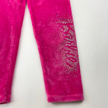 Load image into Gallery viewer, Girls Barbie, stretchy velour leggings, Inside leg: 35cm, FUC, size 5,  