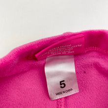 Load image into Gallery viewer, Girls Barbie, stretchy velour leggings, Inside leg: 35cm, FUC, size 5,  