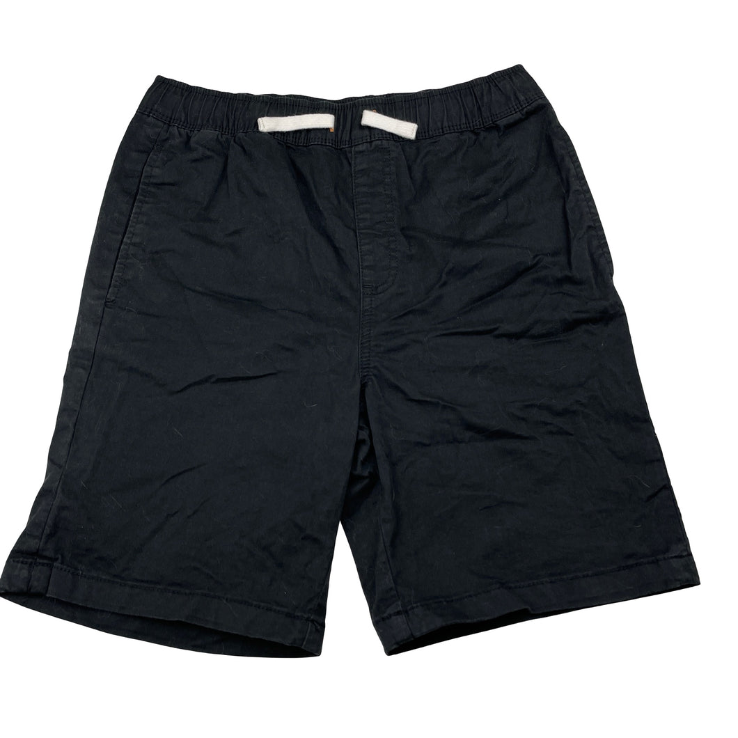 Boys Anko, black stretch cotton shorts, elasticated, EUC, size 12,  