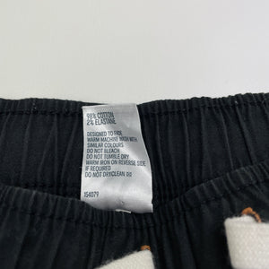 Boys Anko, black stretch cotton shorts, elasticated, EUC, size 12,  