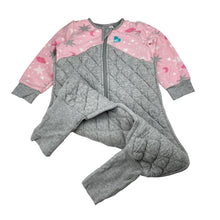 Load image into Gallery viewer, Girls Love to Dream, 2.5 Tog sleepsuit / sleeping bag, light pilling &amp; light mark on back, FUC, size 1,  