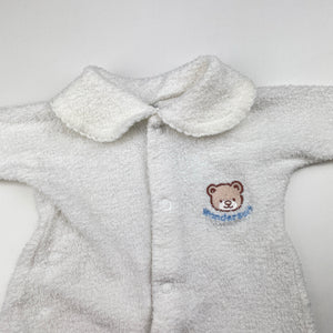 Unisex Bonds, classic terry wondersuit romper, GUC, size 0000,  