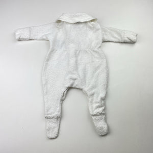 Unisex Bonds, classic terry wondersuit romper, GUC, size 0000,  