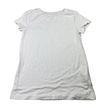 Load image into Gallery viewer, Girls H&amp;M, white cotton tee / top, EUC, size 9-10,  