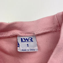 Load image into Gallery viewer, Girls LWR, pink cotton tee / top, GUC, size 1,  