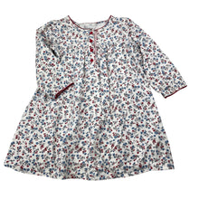 Load image into Gallery viewer, Girls Bebe by Minihaha, stretchy floral long sleeve dress, light marks, discolouration, FUC, size 1-2, L: 43cm