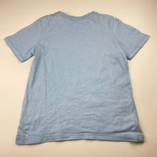 Load image into Gallery viewer, Boys Milkshake, blue cotton tee / top, discolouration right shoulder, FUC, size 8,  